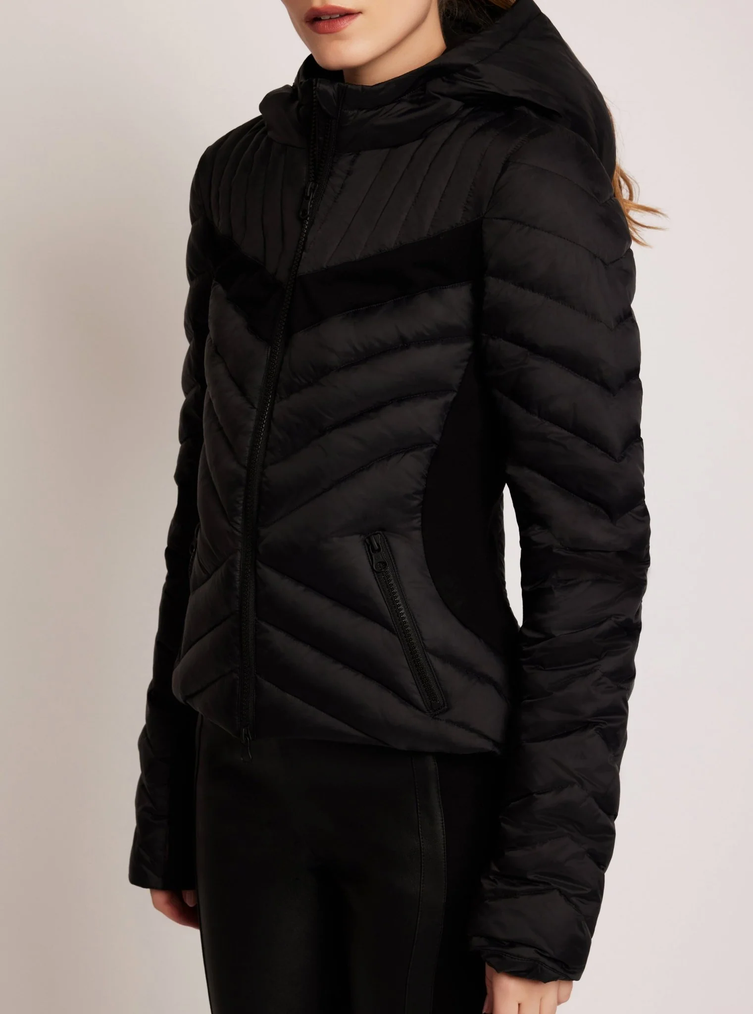 Chevron Stripe Down Filled Puffer Jacket - 8 colors - FINAL SALE - Image 9