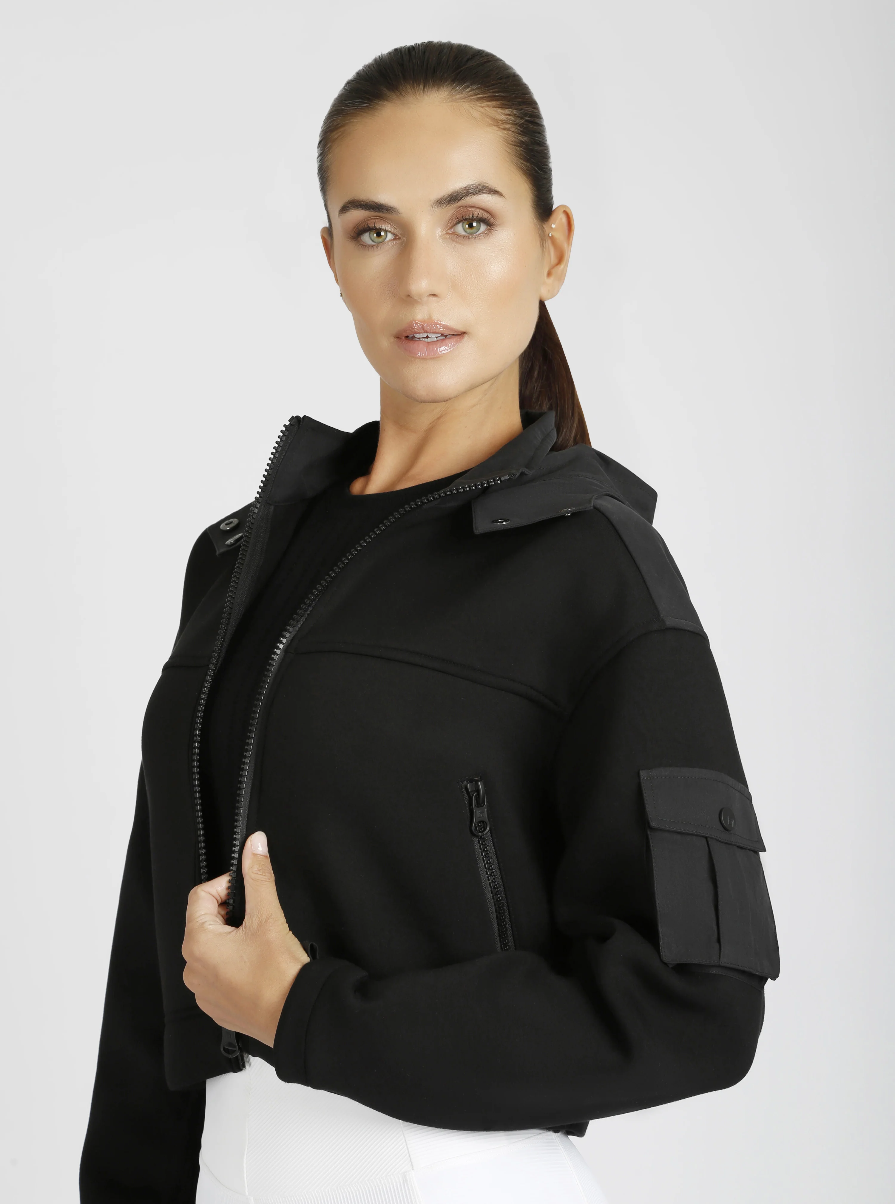 Cropped Scuba Jacket - Image 2