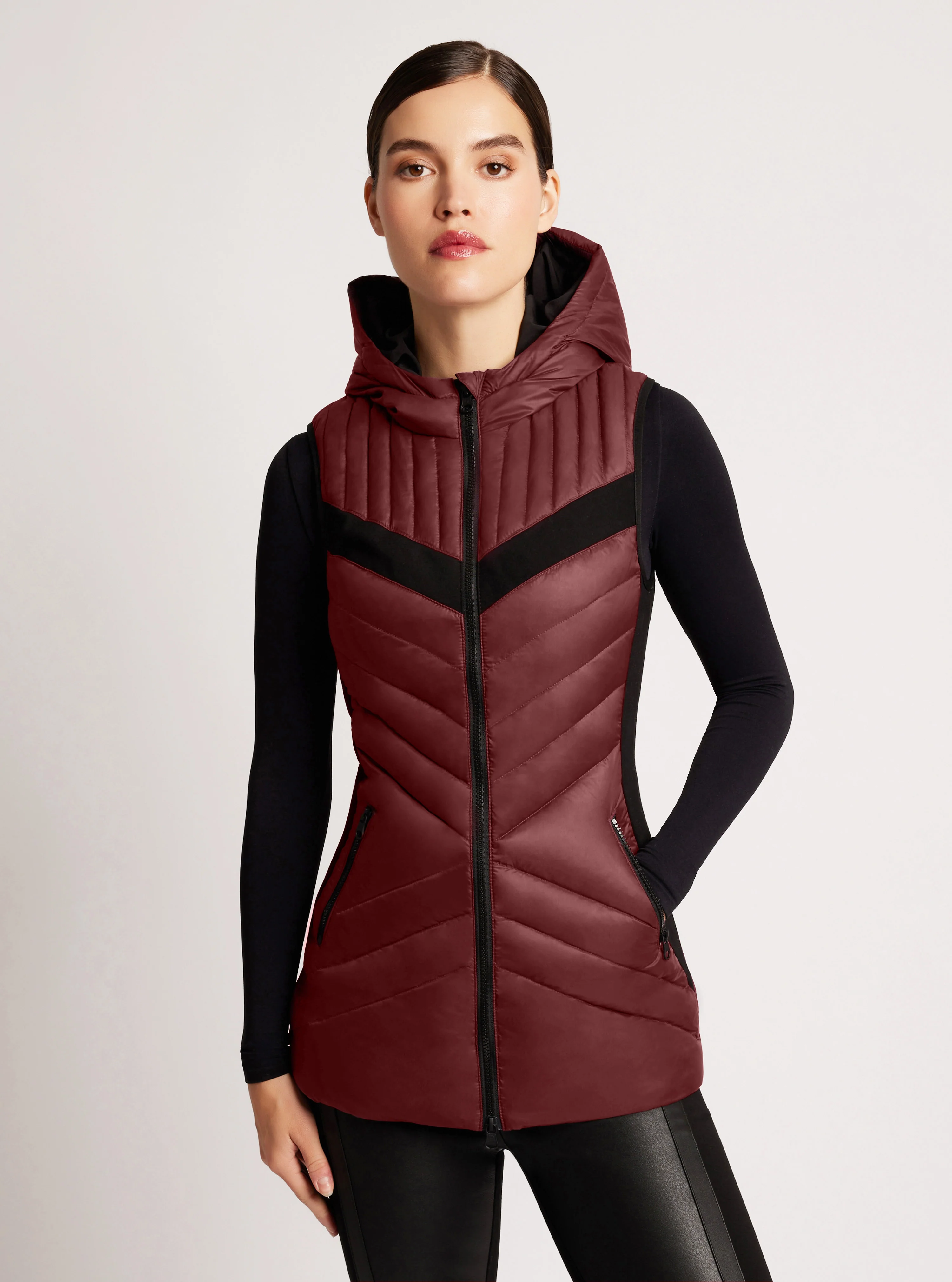 Elongated Puffer Vest - Image 2