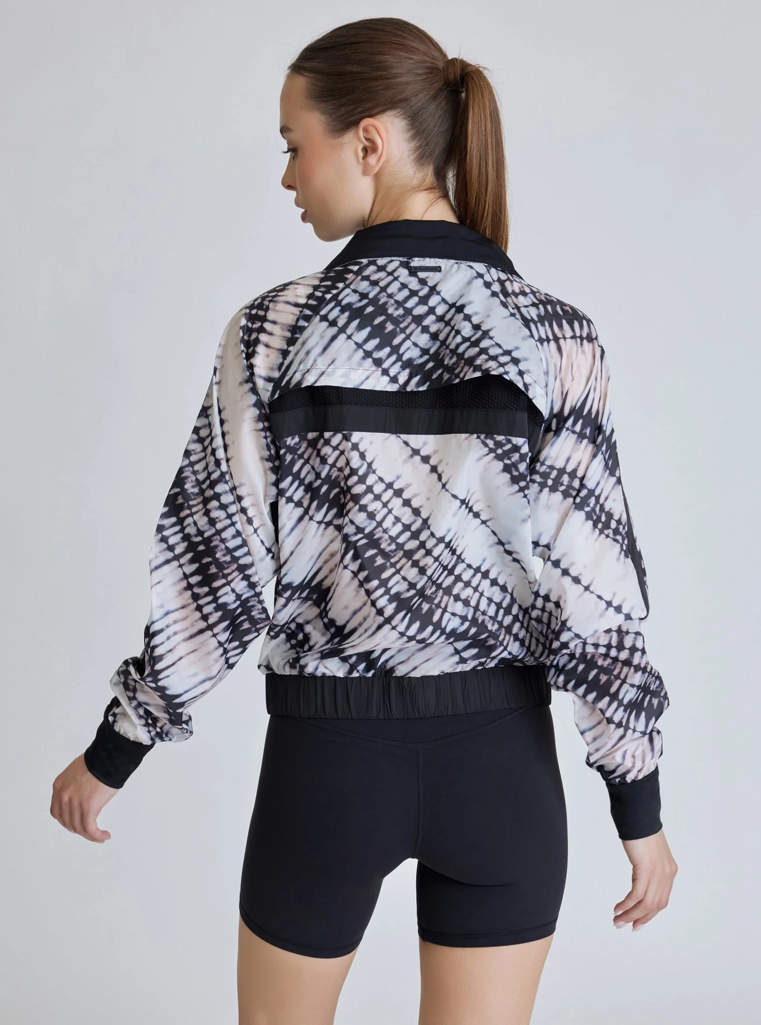 Ink Print Windbreaker - Black/White FINAL SALE - Image 3
