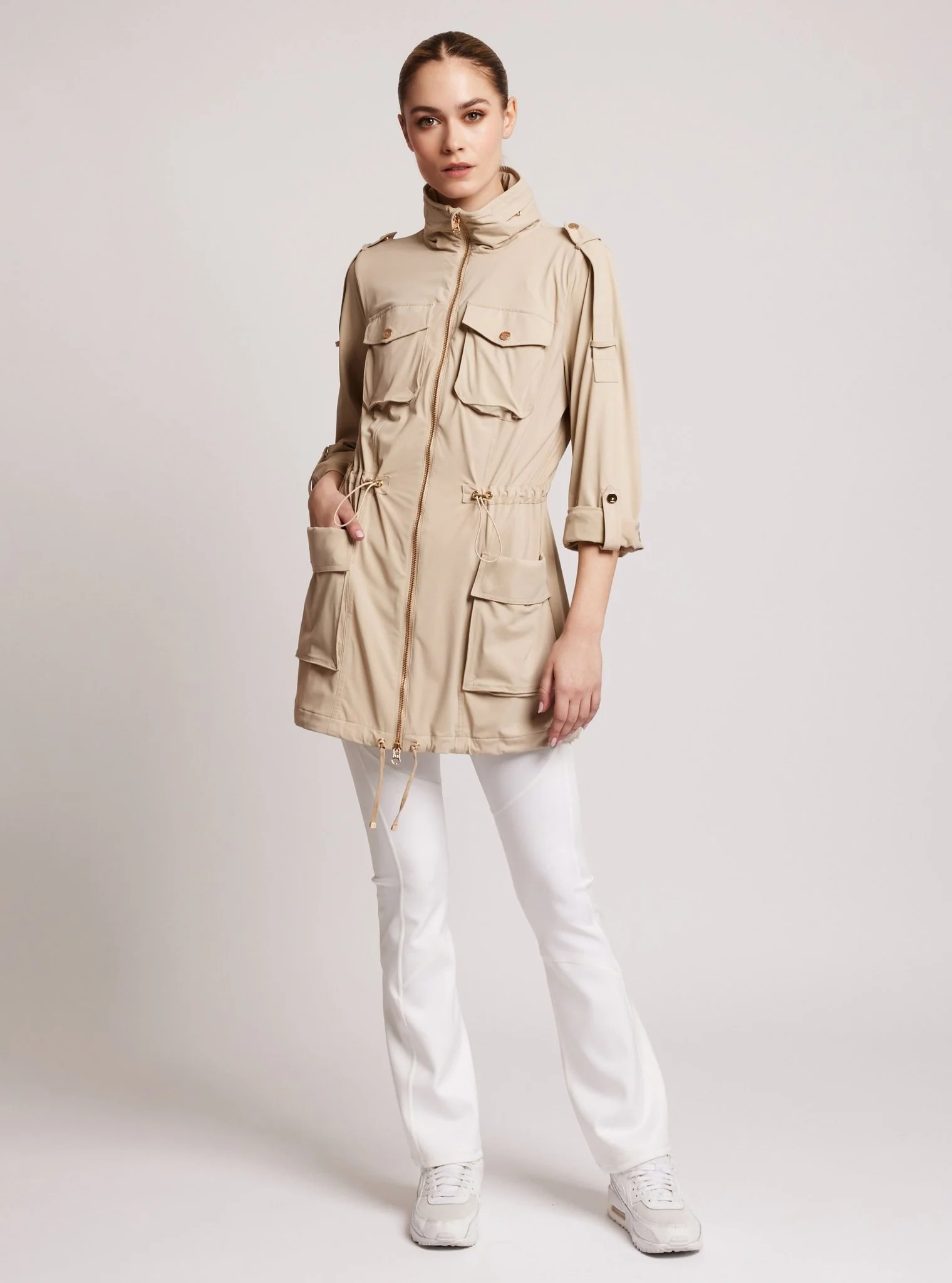 Mastermind Anorak Gold Trims - Irish Cream - Image 5