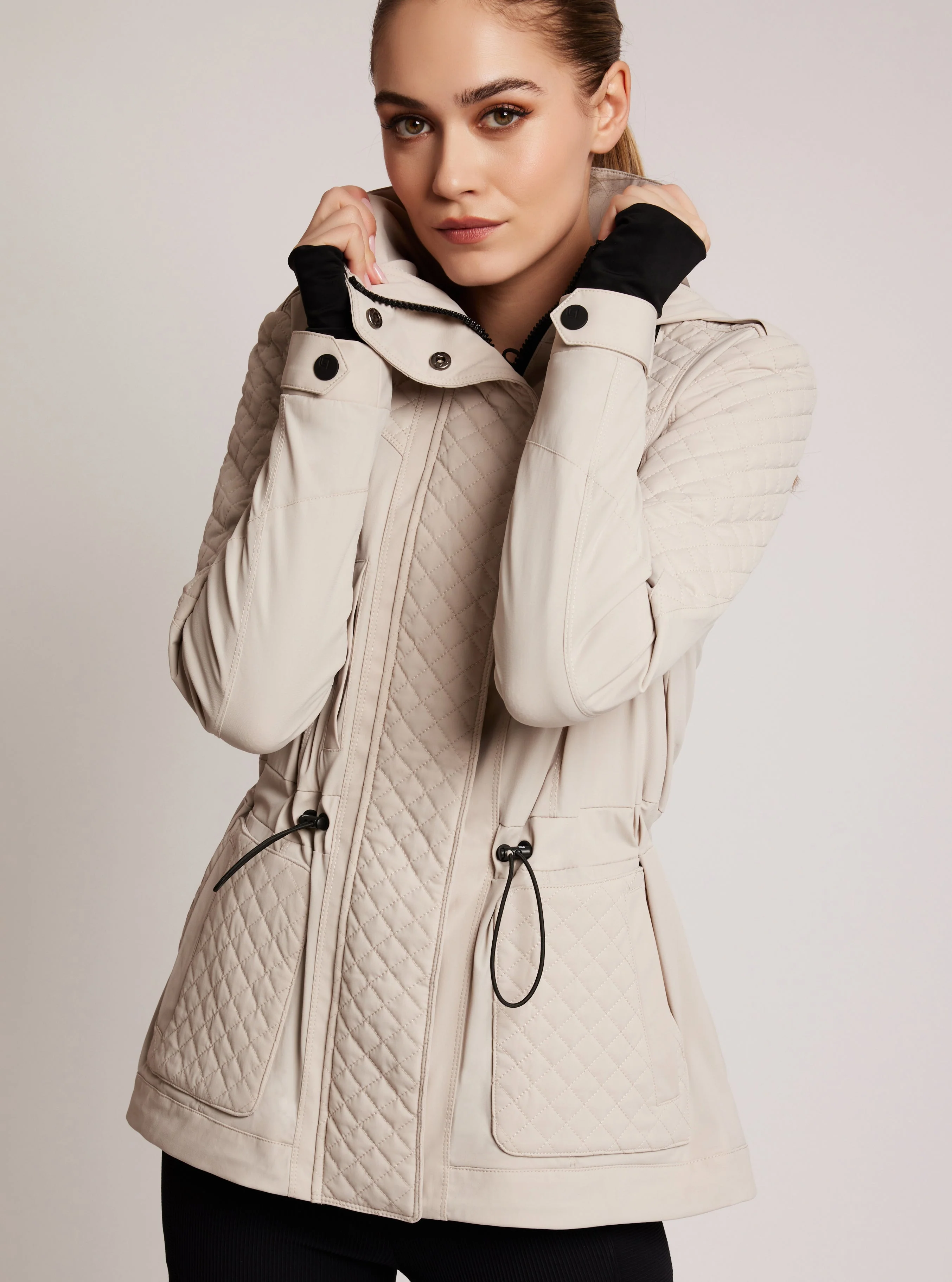 Mastermind Quilted Anorak - Clay - FINAL SALE - Image 4
