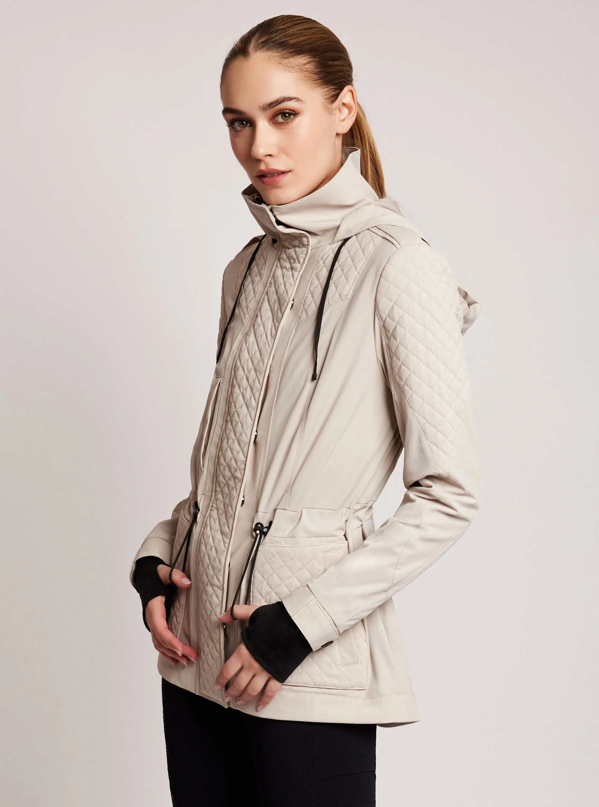 Mastermind Quilted Anorak - Clay - FINAL SALE - Image 7
