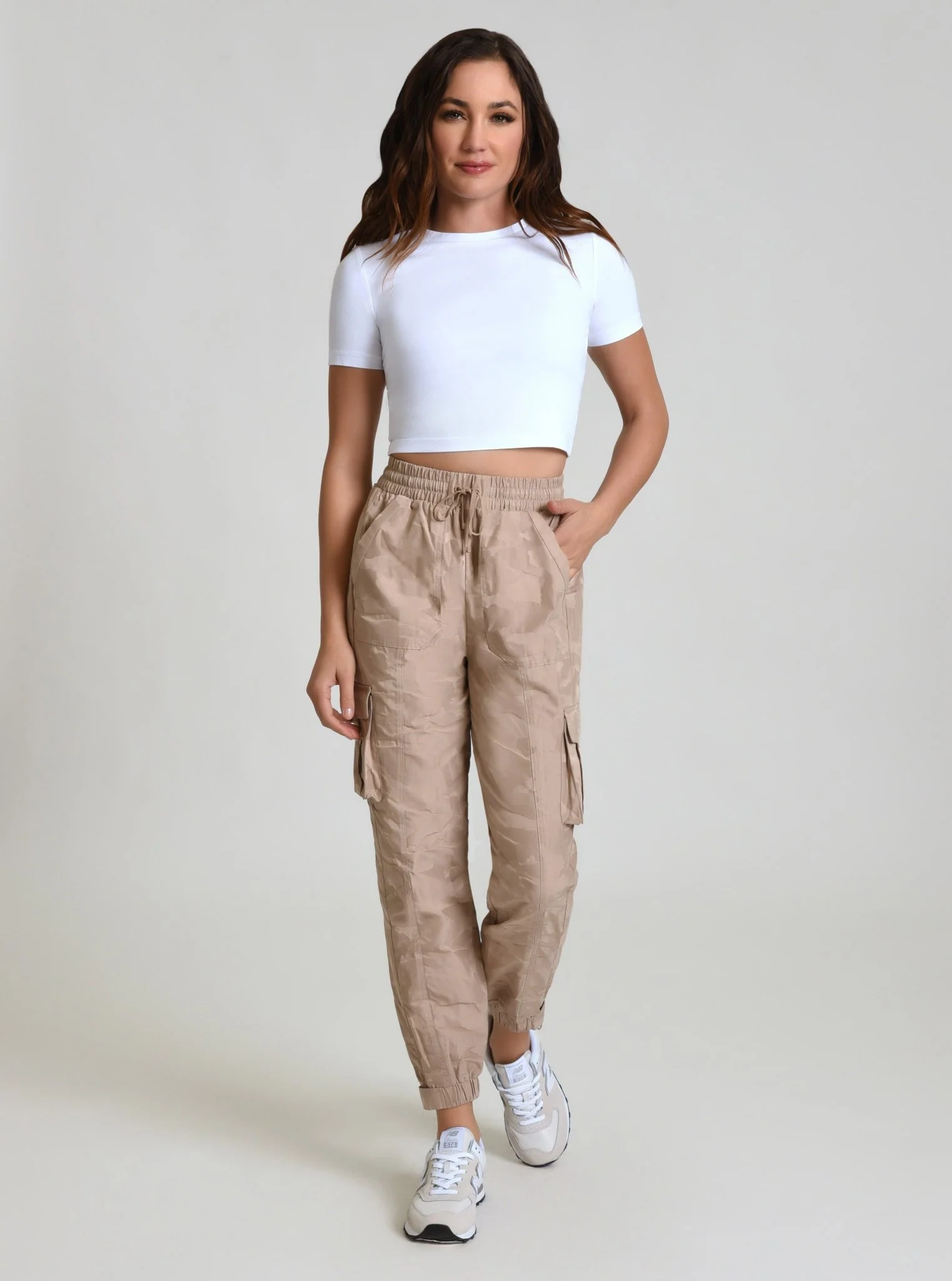 New Camo Cargo Pant - Warm Taupe - Image 2