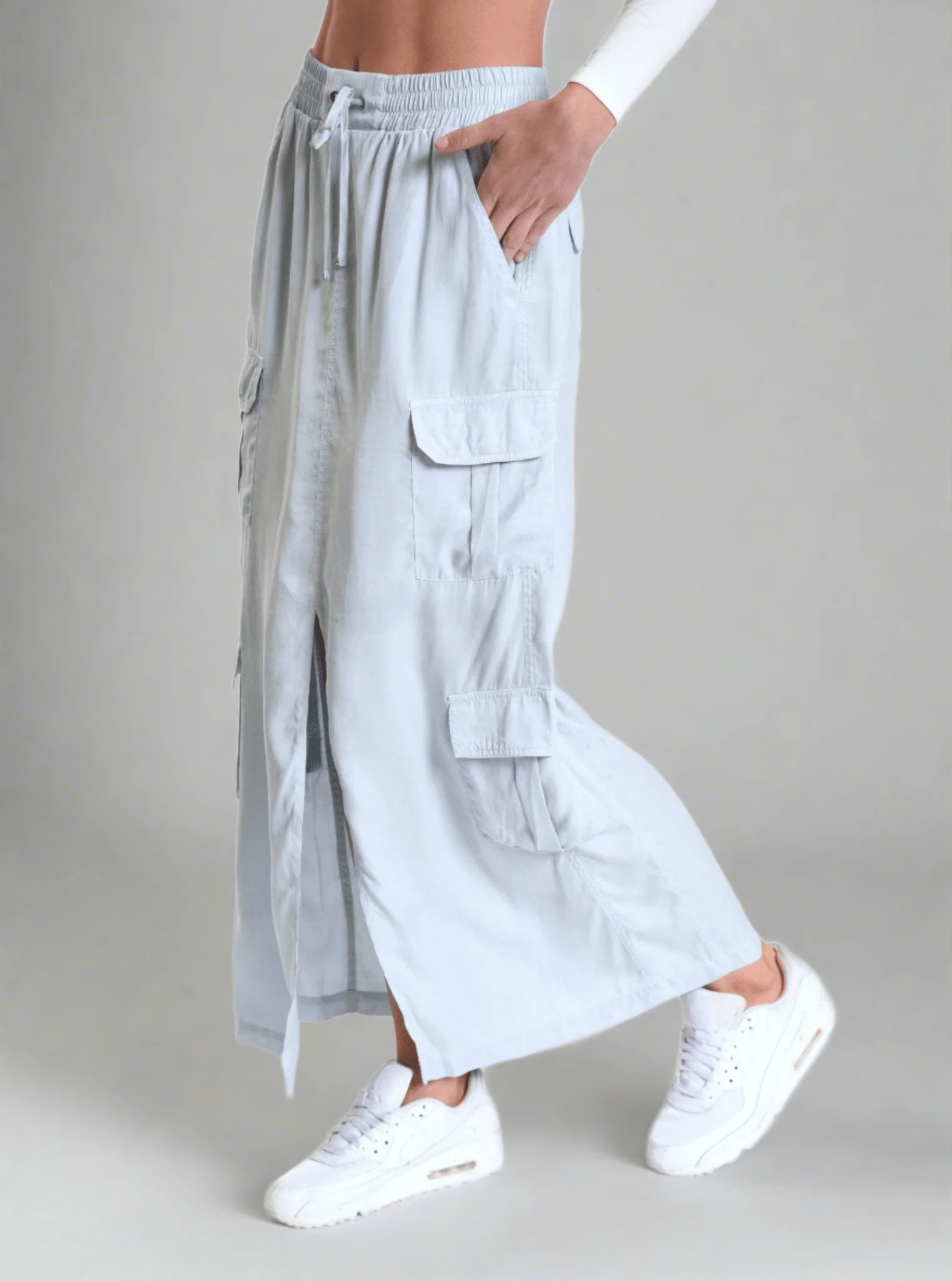 Phoenix Tencel Cargo Skirt - Image 3