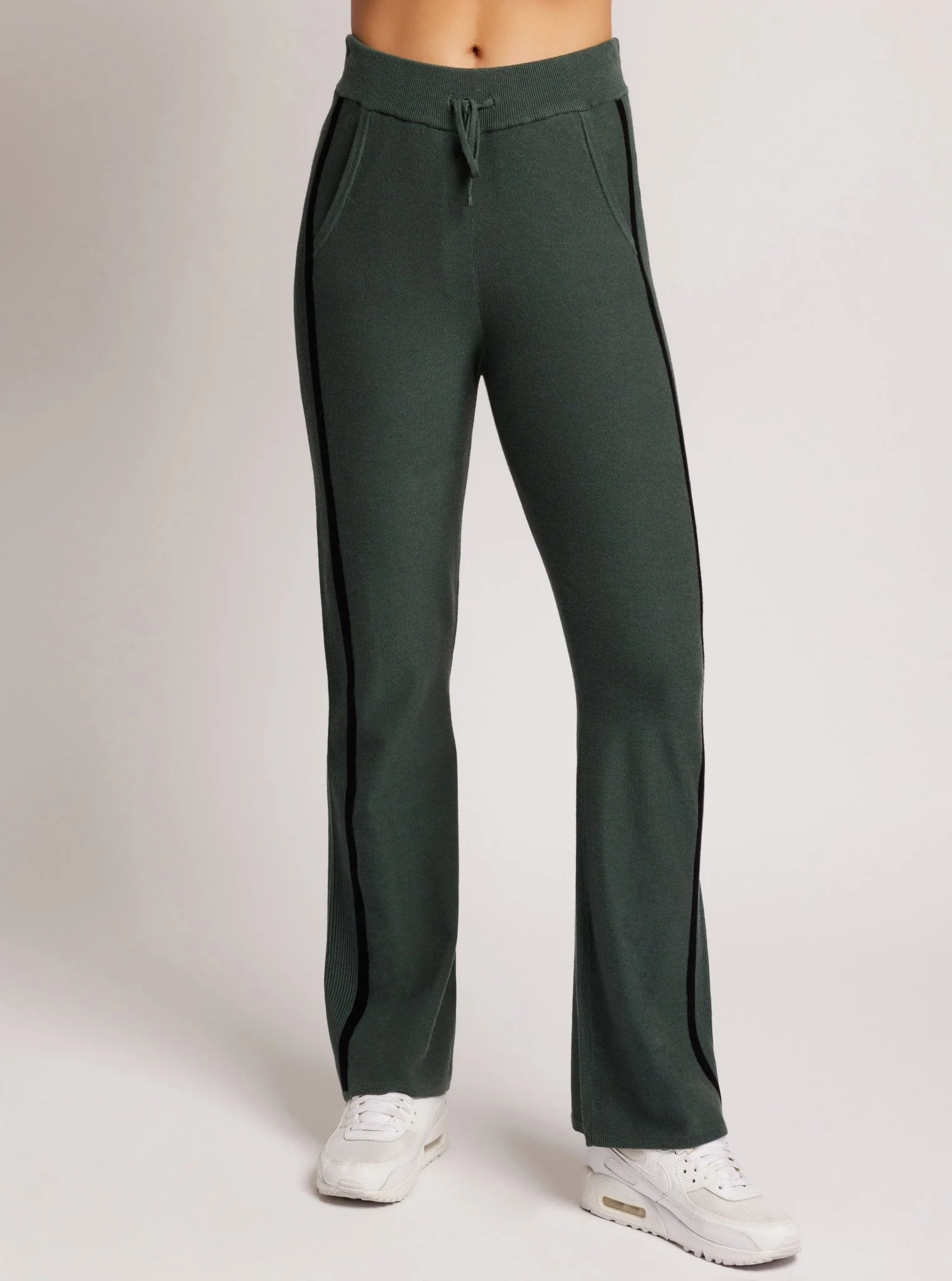 Portola Sweaterknit Bootcut Pant - Dark Forest or Mocha Bisque - FINAL SALE - Image 3
