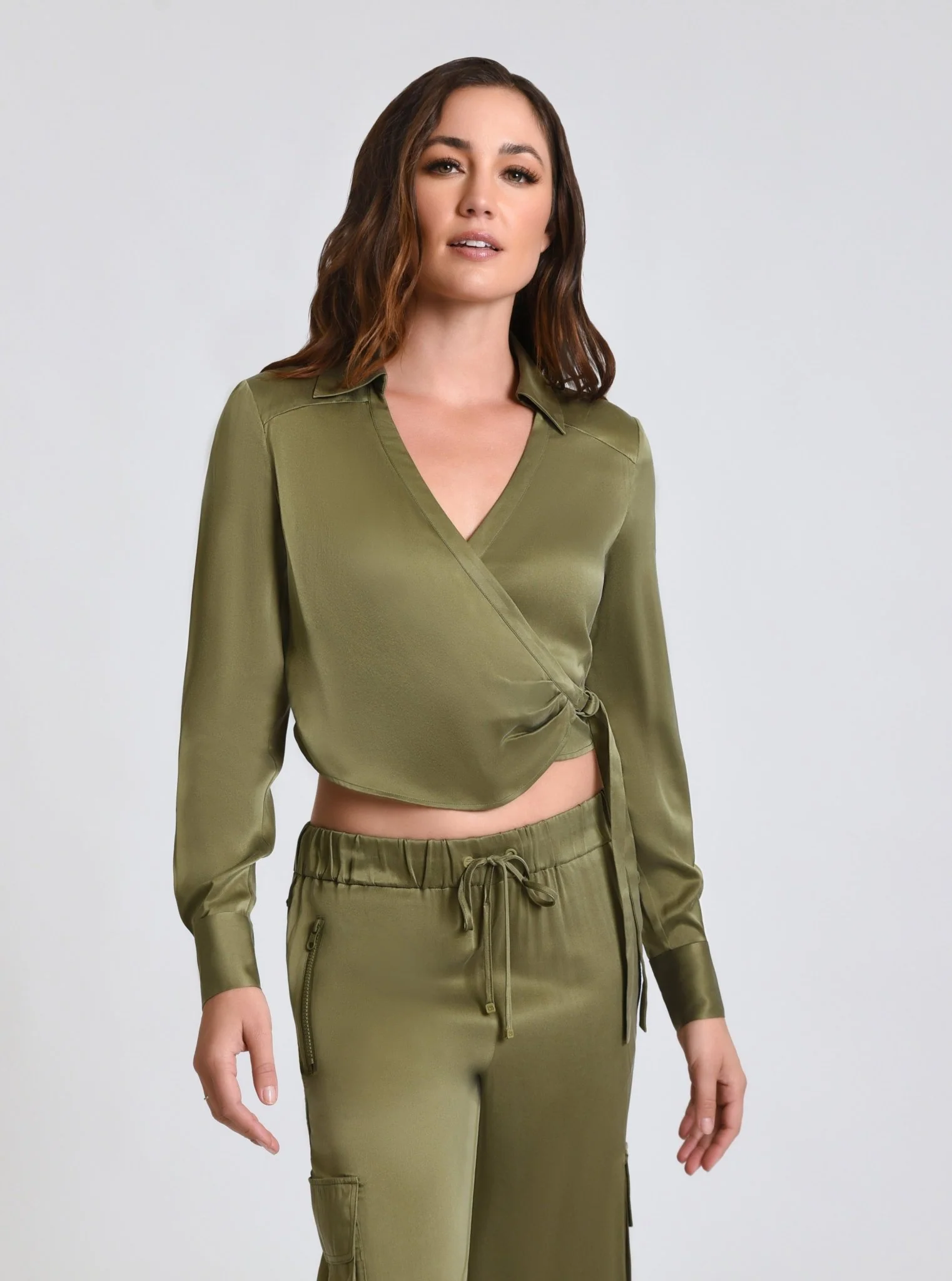 Silk Wrap Shirt - Image 3