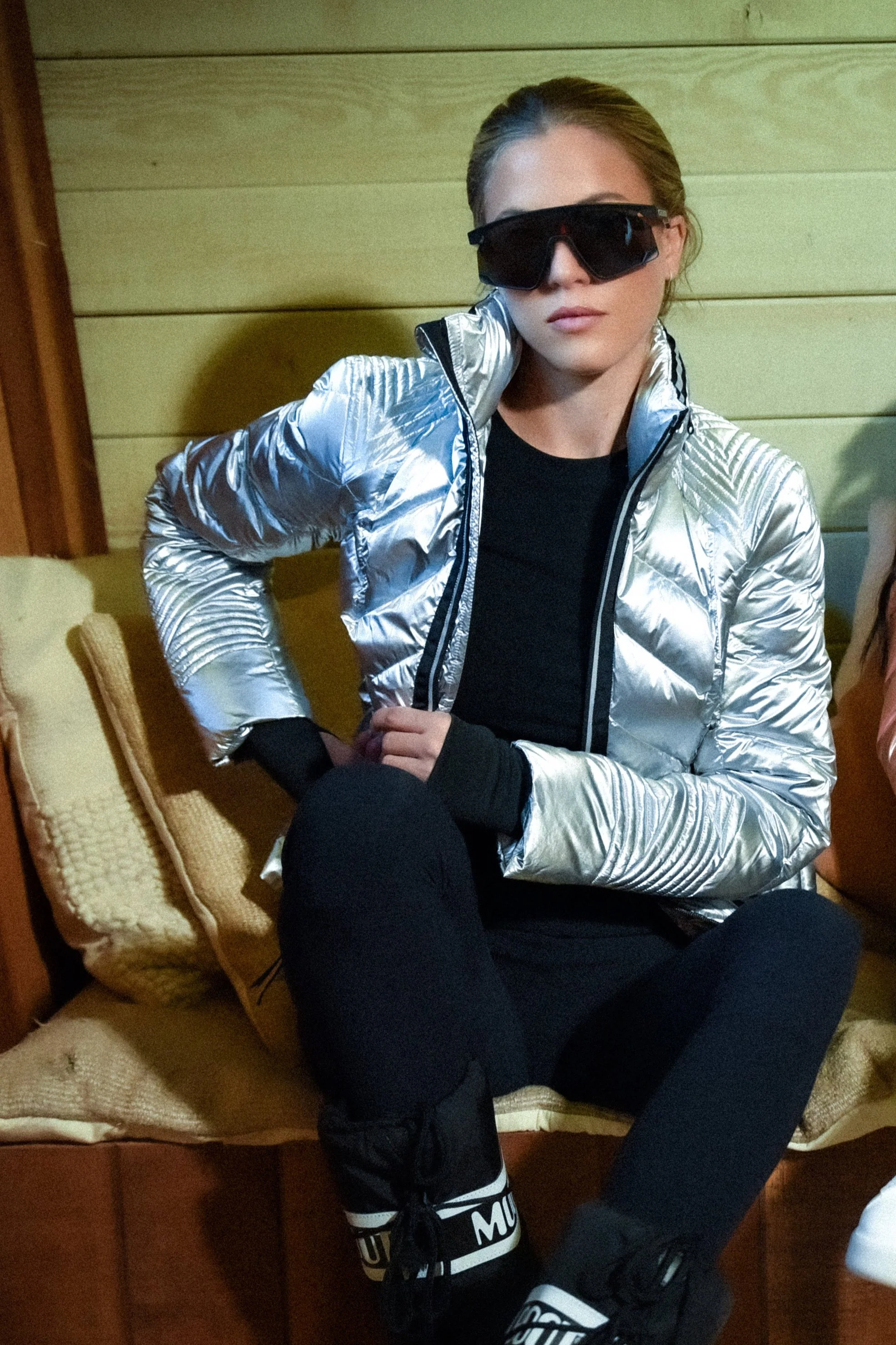 Super Hero Down Filled Puffer With Reflective Trim - Image 2